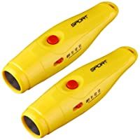 Los mejores  - perfeclan Paquete De 2- Silbato Electrónico Portátil De 3 Tonos para Deportes Juego De Pelota Pigeon Training Camping…